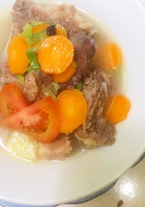 Foto resep Sup Iga Sapi obat FLU