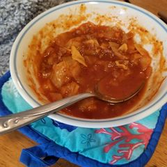 A picture of Hamburger Cabbage Soup.