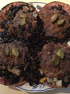 A picture of California Farm Curtido Tacos.