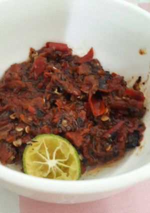 Foto resep Sambal terasi bakar endezz