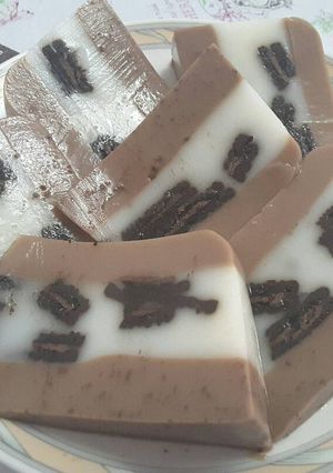 Foto resep Puding Oreo Milo