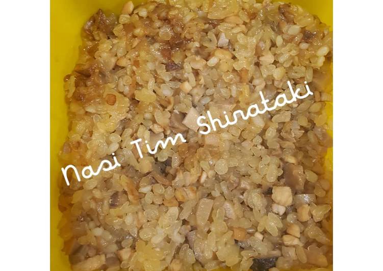 Bagaimana Menyiapkan Nasi Tim Shirataki yang Lezat