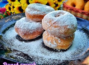 Foto resep Donat empuk (toping gula halus)