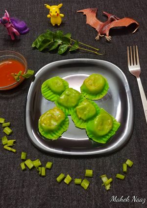 পালং চিকেন মোমো রেসিপির প্রধান ছবি