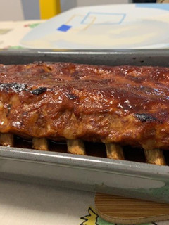 Una foto de Costillas BBQ al horno