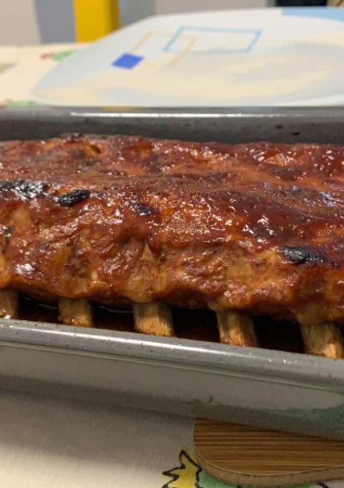 Una foto de Costillas BBQ al horno
