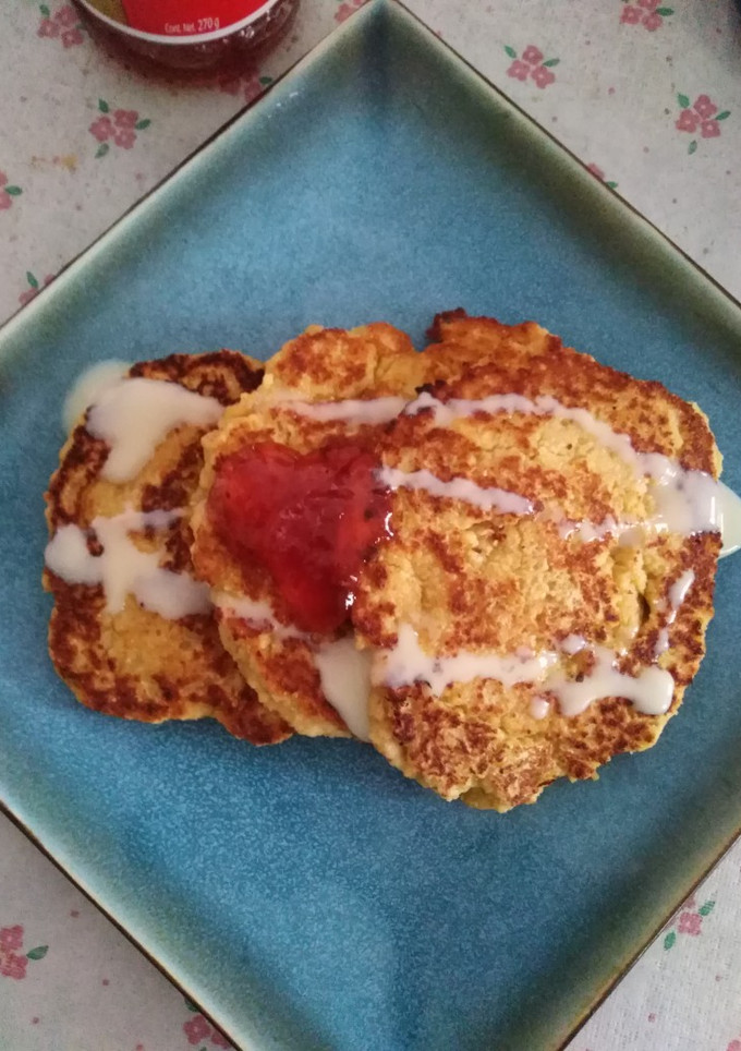 Una foto de Hot cakes, avena-manzana