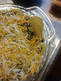 A picture of Jalapeño Black Bean Cream Cheese Dip.