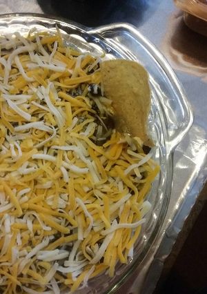 A picture of Jalapeño Black Bean Cream Cheese Dip.