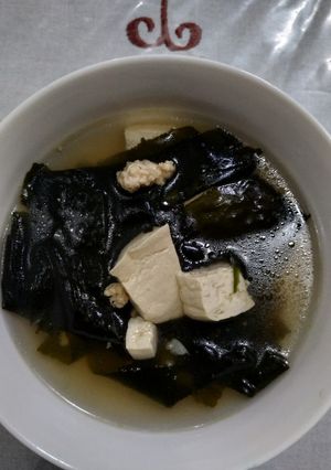 Foto resep Sup rumput laut