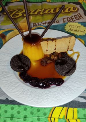 Foto principal de Flan de vainilla con buena compañía