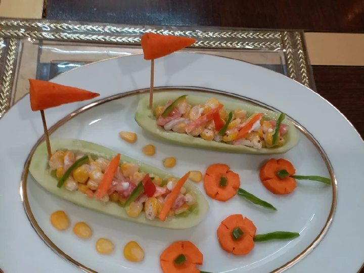Easy Way Make Creamy Corn Salad In Boat the So Delicious Perfect