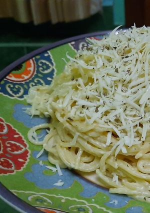 Foto resep Spageti Carbonara Simple