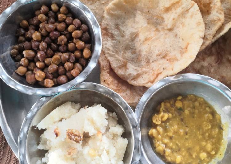 Ashtami prasad thali