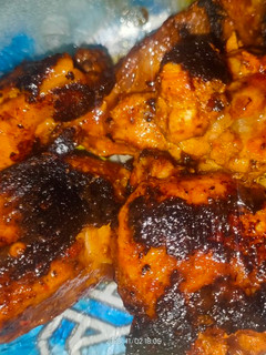 Foto resep Ayam bakar pedas manis sederhana (teflon)