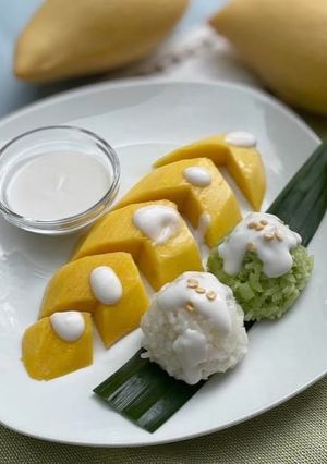 รูปของ ข้าวเหนียวมะม่วง Mango Sticky Rice