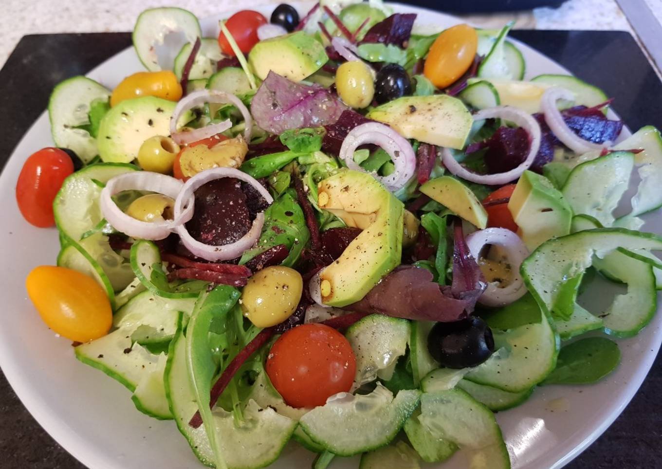 My Tasty Lime,Sea Salt & Balsamic Vinegar Salad