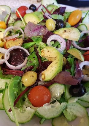 A picture of My Tasty Lime,Sea Salt & Balsamic Vinegar Salad.