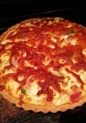 รูปของ Cheesy Spinach and muchroom QUICHE
