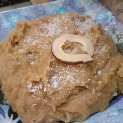 A picture of Wheat flour Halwa 🌾 🍯.