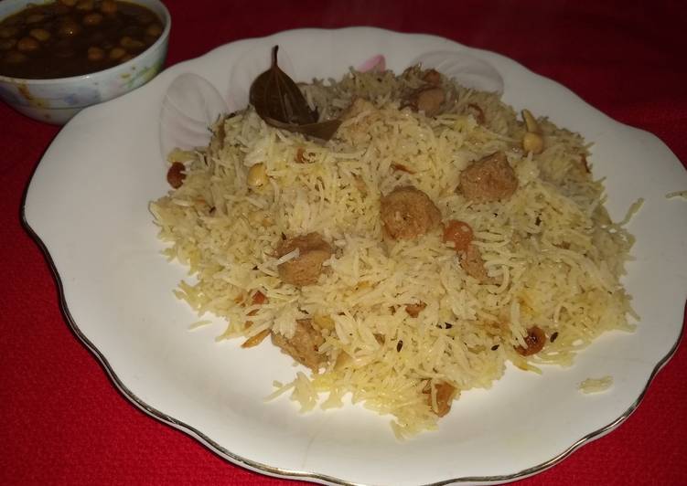 Simple Way to Make Speedy Soya pulao