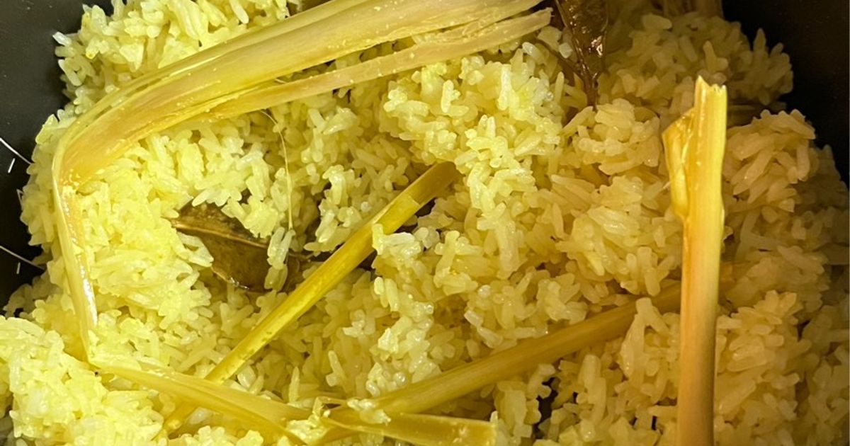 Nasi Kuning homemade (magic com)