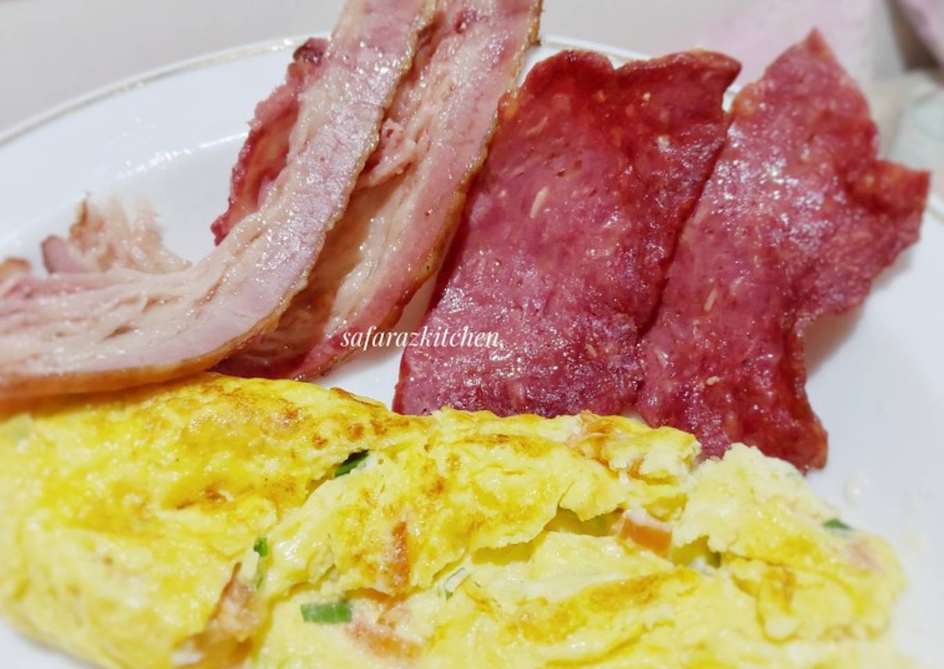 Bacon Sapi Masak Microwave