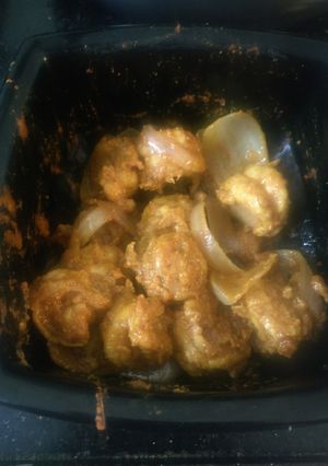 A picture of Prawns bhaji.