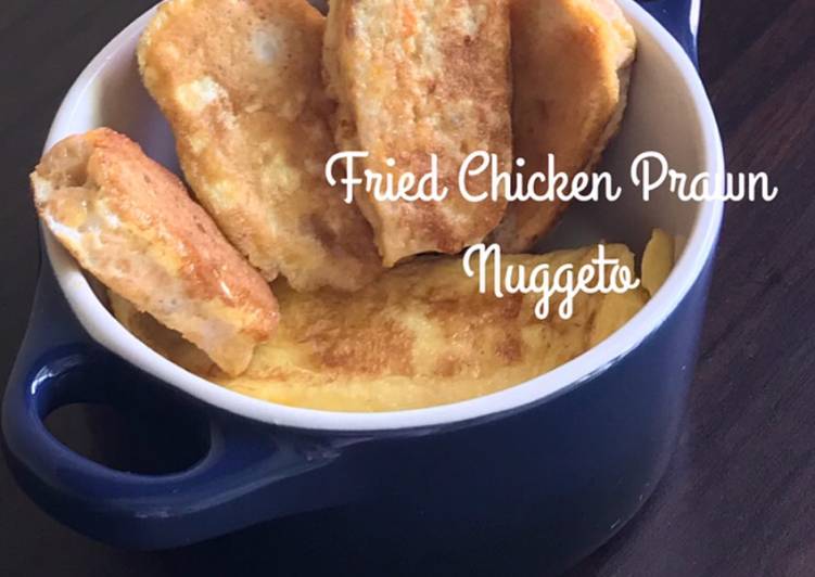 11 Resep: 4-ingredients Fried Chicken Prawn Nugget Untuk Pemula!