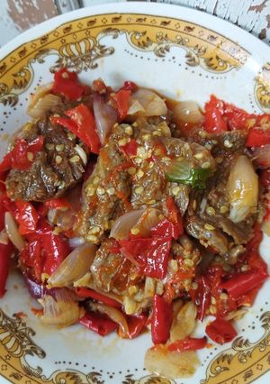 Foto resep Dendeng Batokok Balado