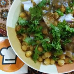 A picture of Channa chat.