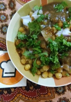 A picture of Channa chat.