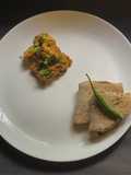 Arbi Masala Fry - North Indian style for dinner (Roti)