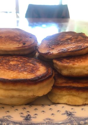 Una foto de Pancakes o panqueques americanos
