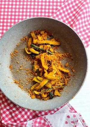 Foto di Zucchina gratinata in padella