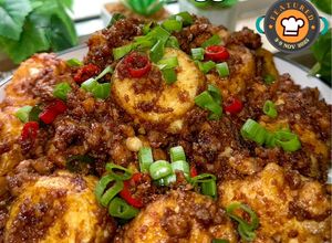 Gambar Stir fried egg tofu