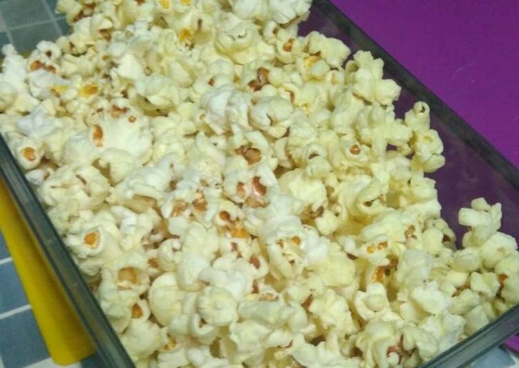 Cara Gampang  Popcorn rumahan Jadi, Bikin Ngiler