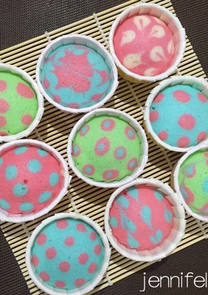 Foto resep Steam Polkadot Cupcake