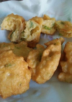 Foto resep Cemilan anak 12+ bakwan udang jagung