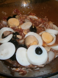 Una foto de Mojete (ensalada con tomate de lata de conserva)
