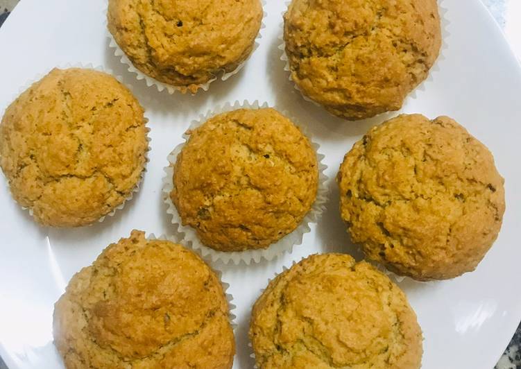 Recipe of Quick Oat muffins recipe#weeklyjikonichallenge