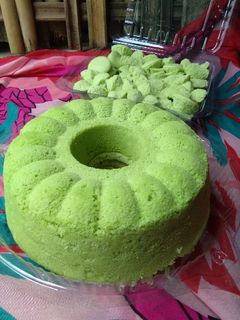 Foto resep Bolu kukus pandan 1 telur (all in one method)