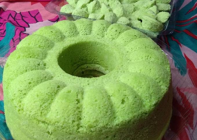 Cara Gampang Membuat Bolu kukus pandan 1 telur (all in one method) Anti Gagal
