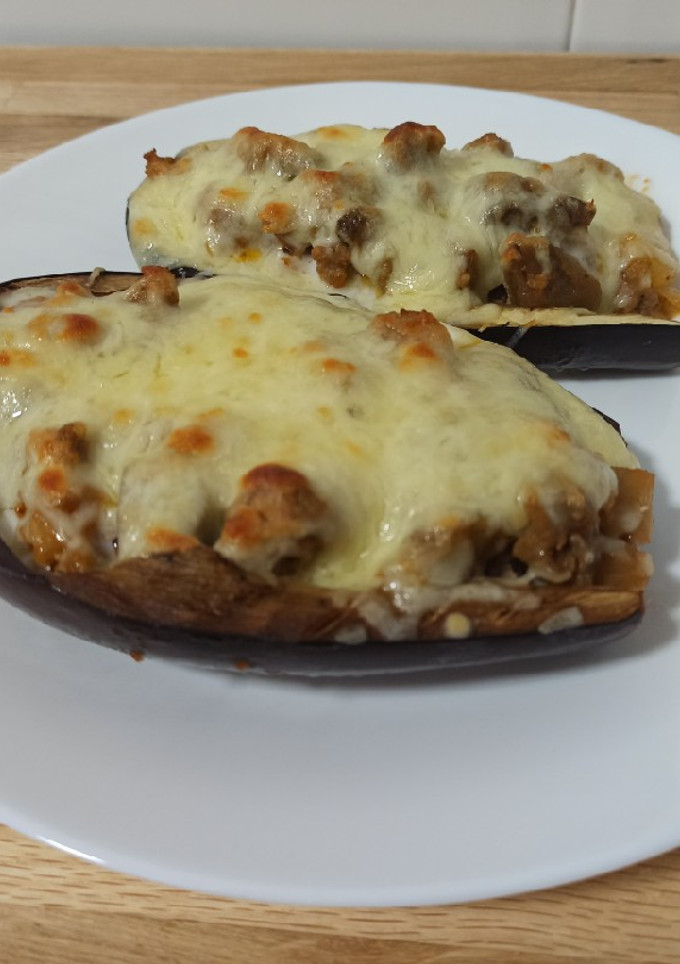 Una foto de Berenjenas rellenas