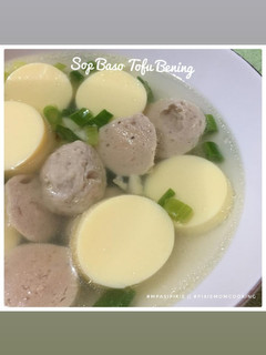 Foto resep Mpasi dan Bekel suami||Sop Baso Tofu Bening