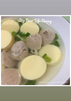 Foto resep Mpasi dan Bekel suami||Sop Baso Tofu Bening
