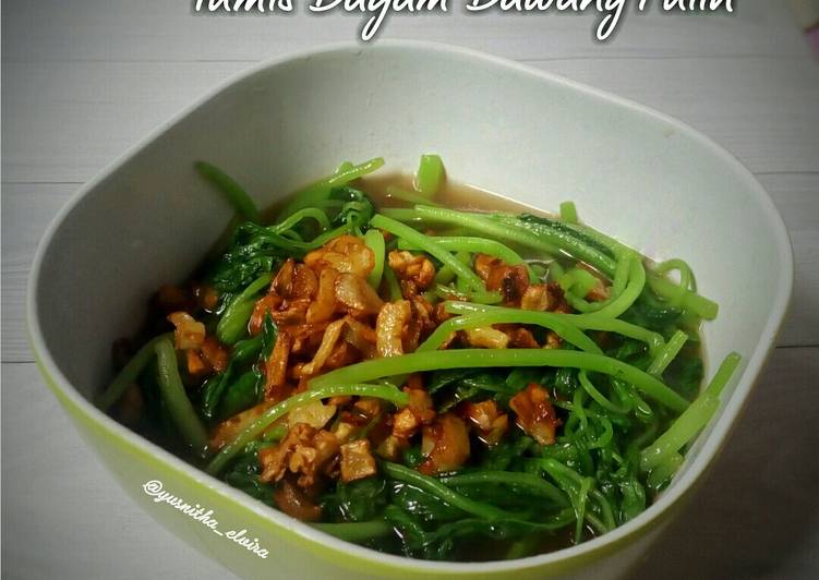 Tumis Bayam Bawang Putih
