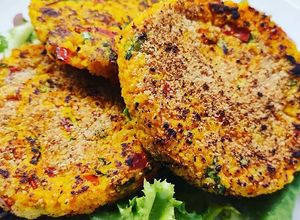 Foto di Burger di miglio e verdure
