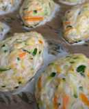 Куриные котлетки с овощами