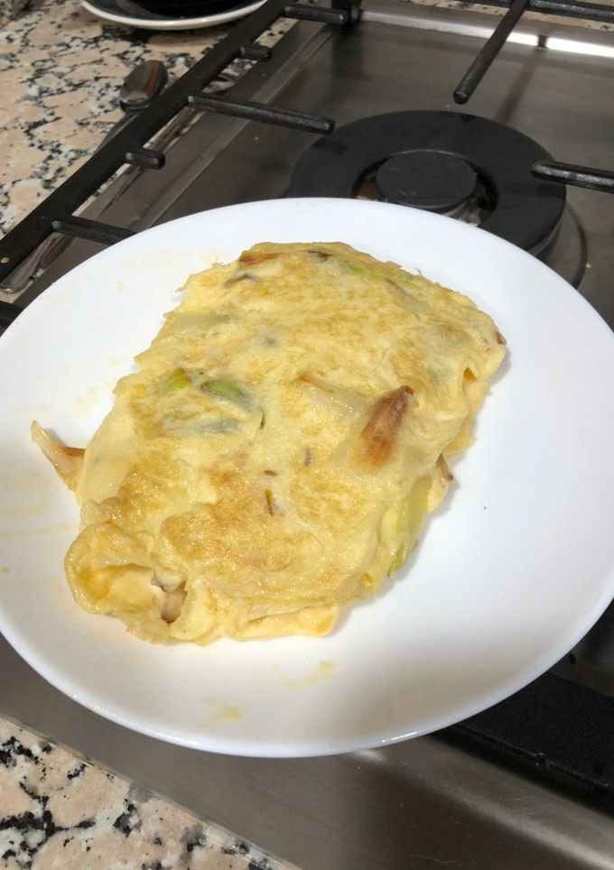 Una foto de Tortilla de ajetes